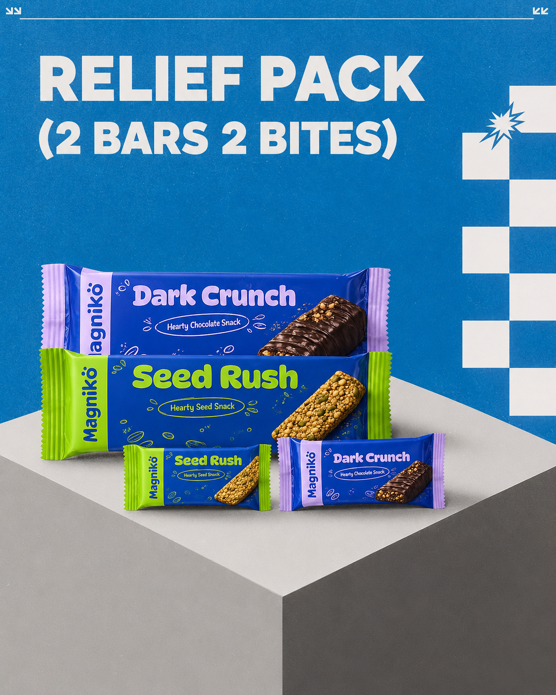 Relief Pack (2 Bars + 2 Bites)